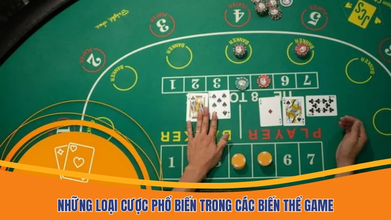 Những loại cược phổ biến trong các biến thể game